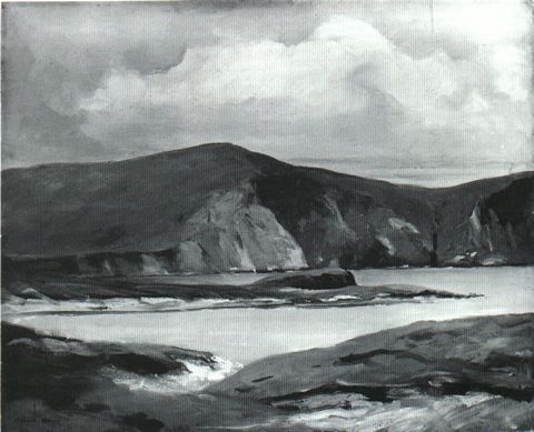 Minaun Cliffs, Achill Island, by Robert Henri