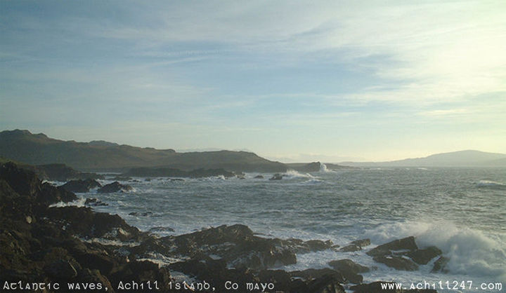 Atlantic breakers, Achill Island