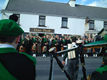 Band outside The Pub, Dooagh - 45KB