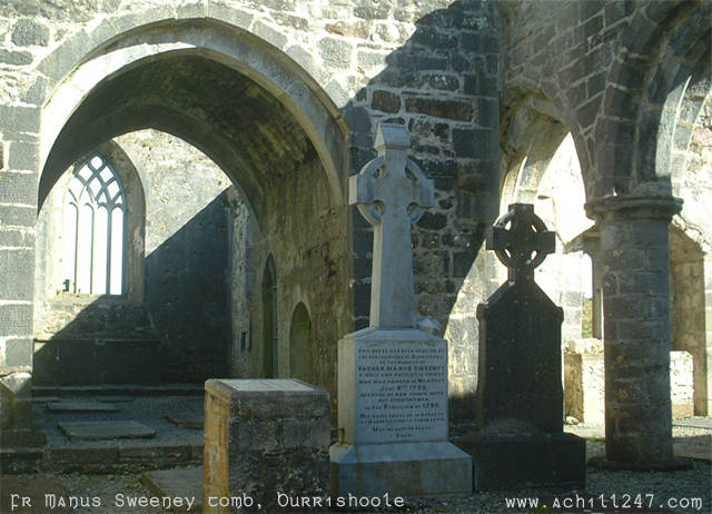 Tomb of Fr Manus Sweeney, Burrishoole Abbey, Co Mayo