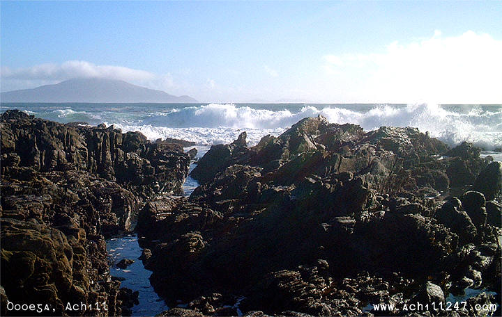 Clare Island seen from Dooega, Achill Island