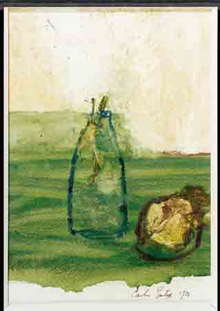 Milk Bottle & Old Turnip (1973) by Camille Souter